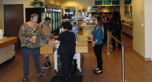 FOOD ON CAMPUS: Danner Hall Food Services just after lunch on Tuesday, May 7.
