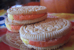 SWEET TREATS: Candy corn Oreos are among the novelty items available this holiday season. PHOTO BY CHRISTINA CORNEJO