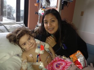 ALWAYS BY HER SIDE:  Ever since Alexis was  diagnosed in 2012, her older sister Marissa and her family have been by her side every step of the way. PHOTO COURTESY OF MARISSA TOVAR